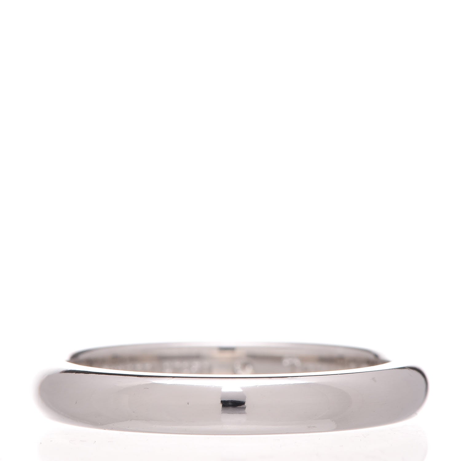 Tiffany Platinum Diamond Elsa Peretti Band Ring 49 5 3 of 5