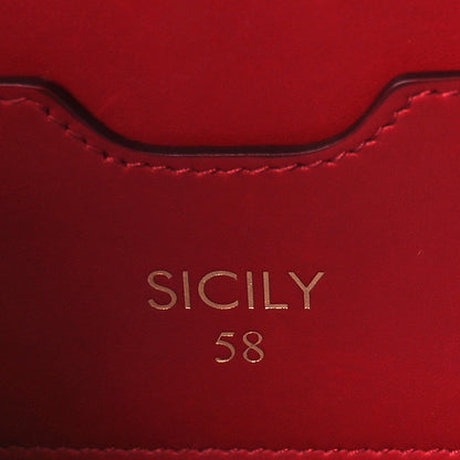 Dolce & Gabbana Vitello Morbido Small Sicily 58 Bag Red 5 of 10
