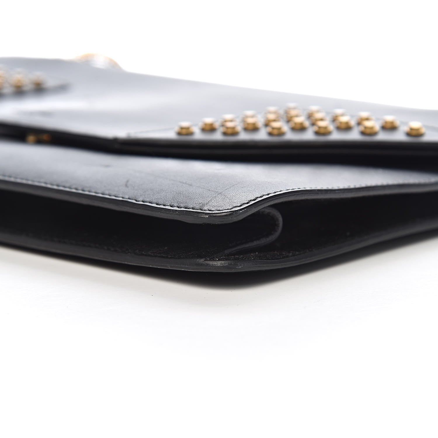 Saint Laurent Calfskin Studded Medium Betty Black 16 of 17