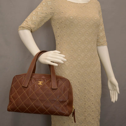 Chanel Contrast Stitch Surpique 2 of 8