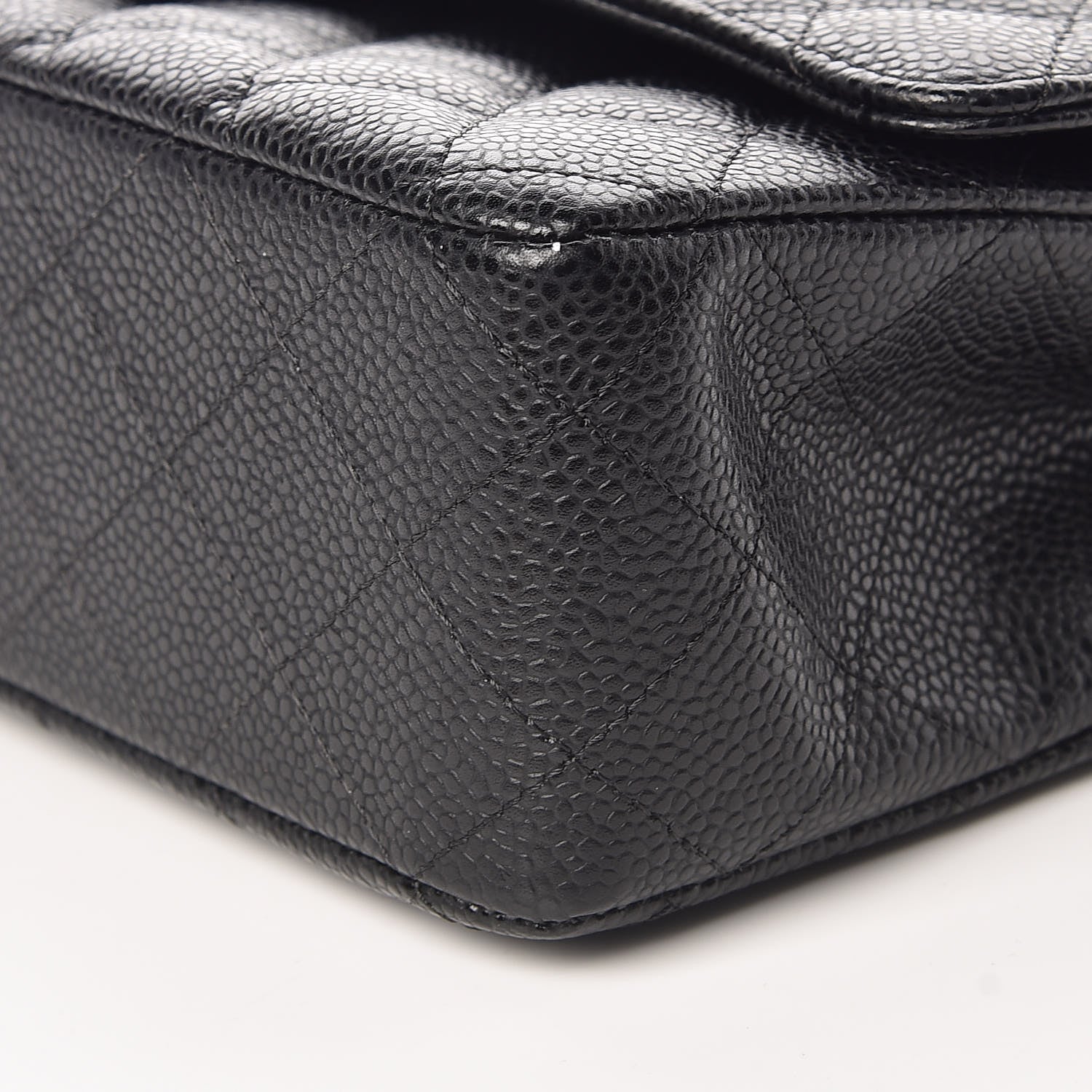 Chanel Caviar Quilted Medium Double Flap Black 9 of 11