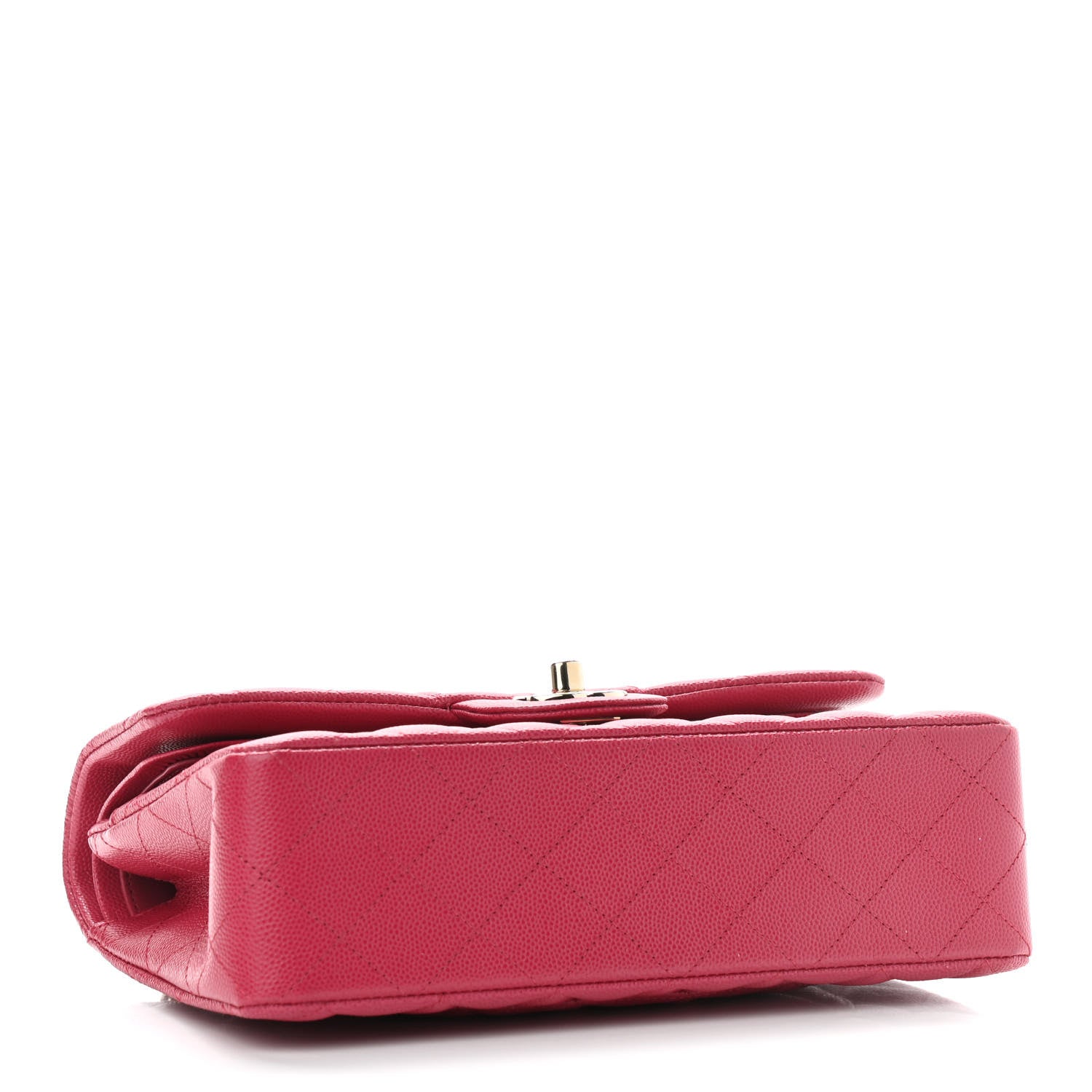 Chanel Caviar Quilted Small Double Flap Dark Pink 3 of 10