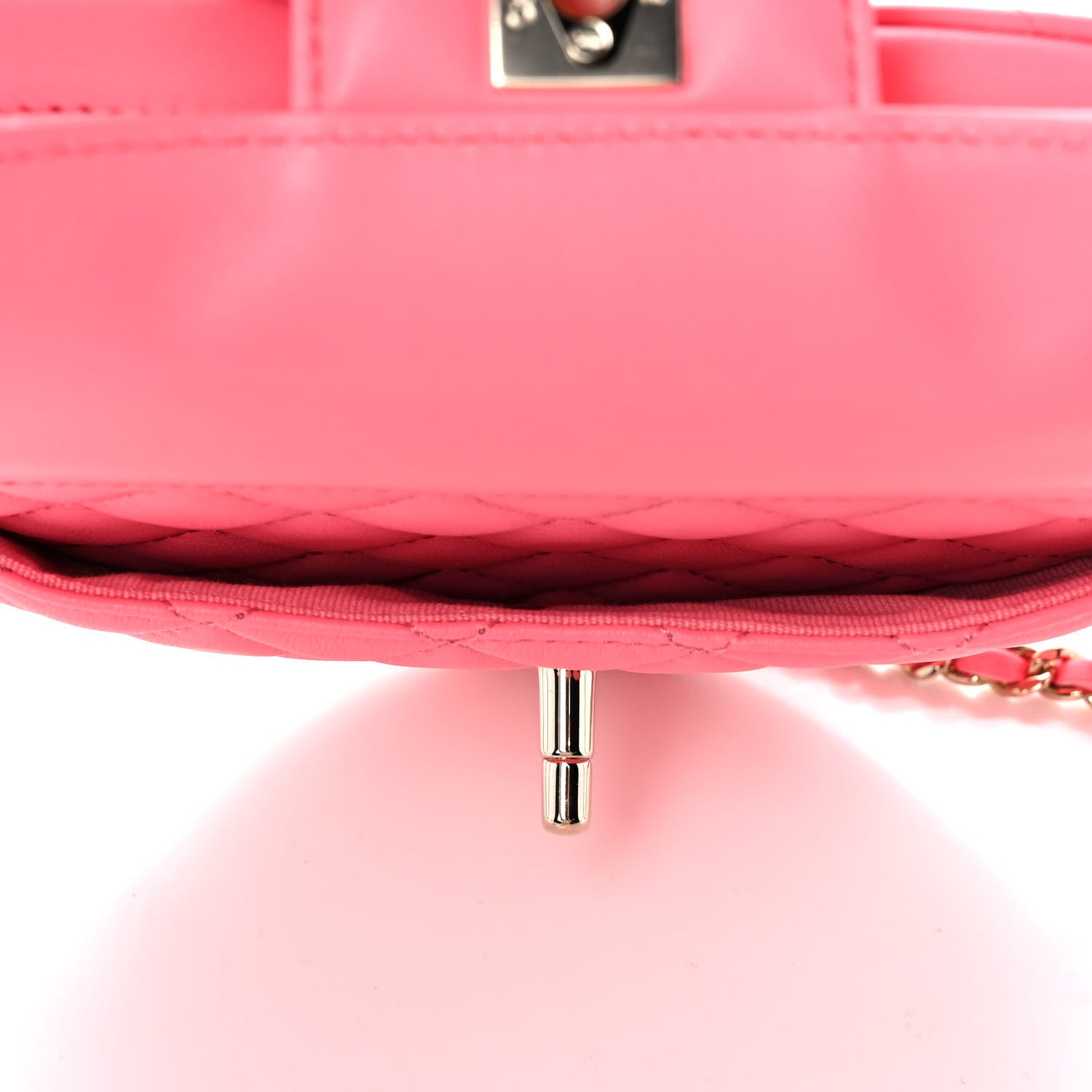 Chanel Lambskin Quilted CC In Love Heart Bag Pink 5 of 11