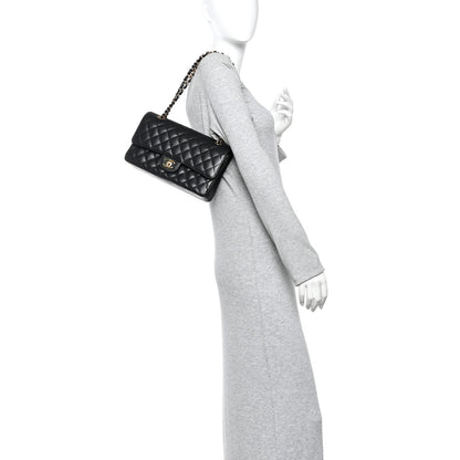 Chanel Caviar Quilted Medium Double Flap Black 2 of 11