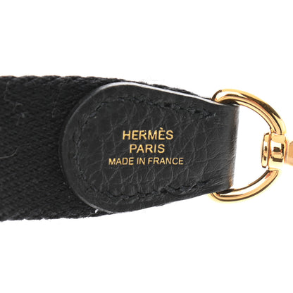 Hermes Taurillon Clemence Evelyne TPM Black 7 of 12