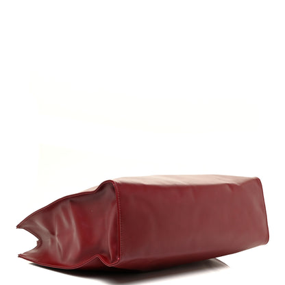 Telfar Vegan Leather Medium Shopping Bag Oxblood 3 of 19