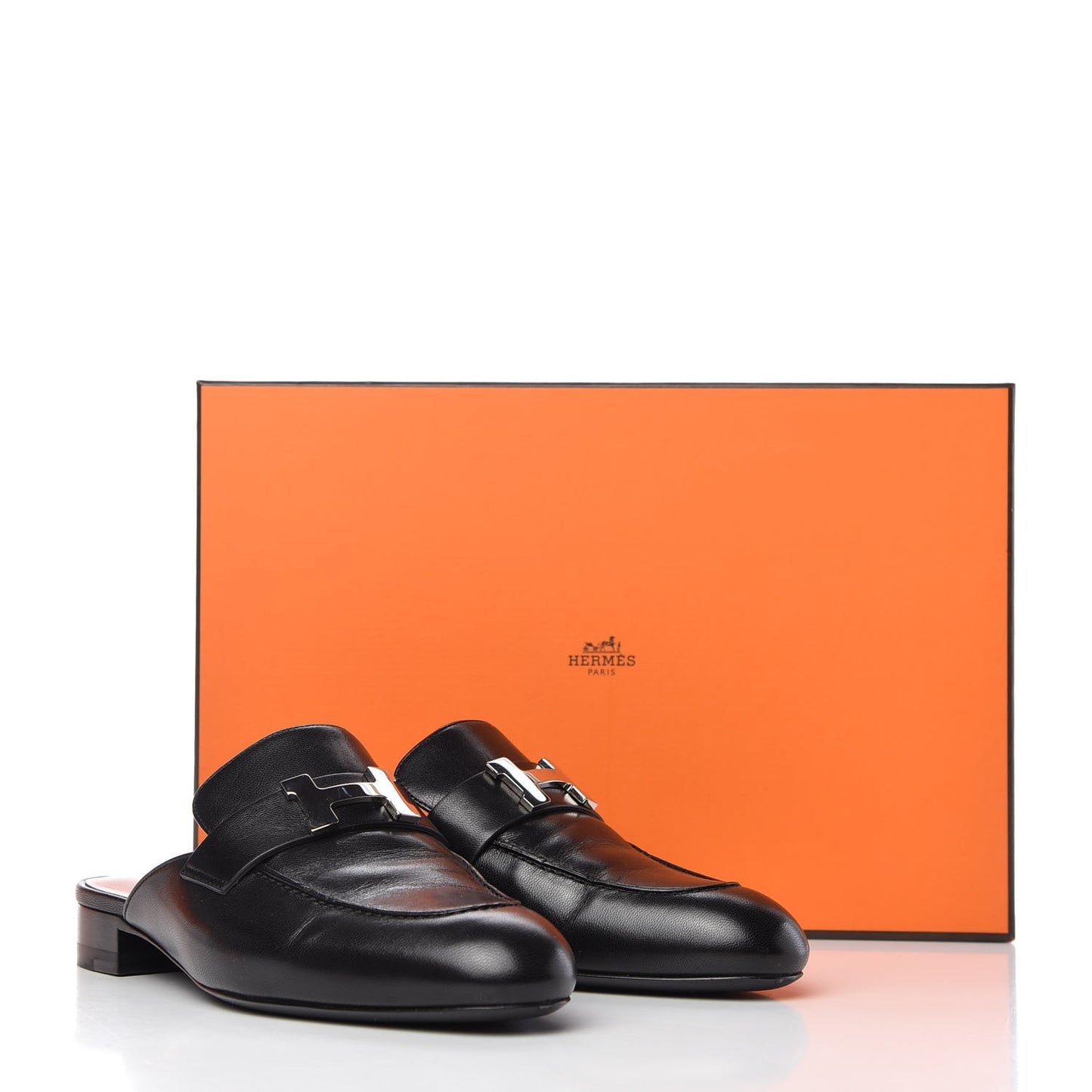 Goatskin Trocadero Mule 36 Black