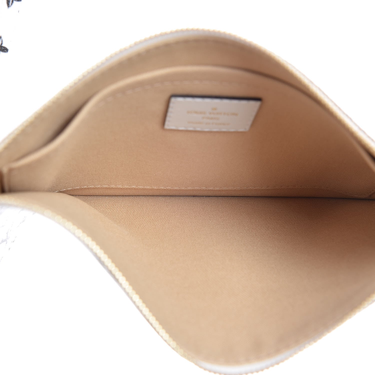 Louis Vuitton Monogram Giant Neverfull MM GM Pochette White 3 of 9