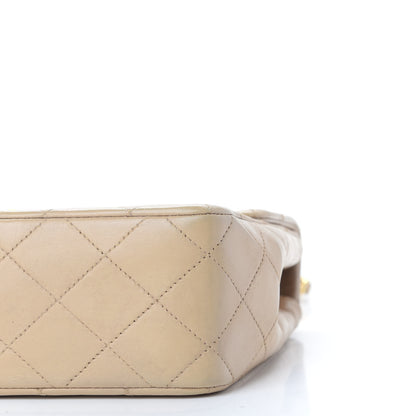Chanel Lambskin Quilted Mini Square Flap Beige 8 of 9