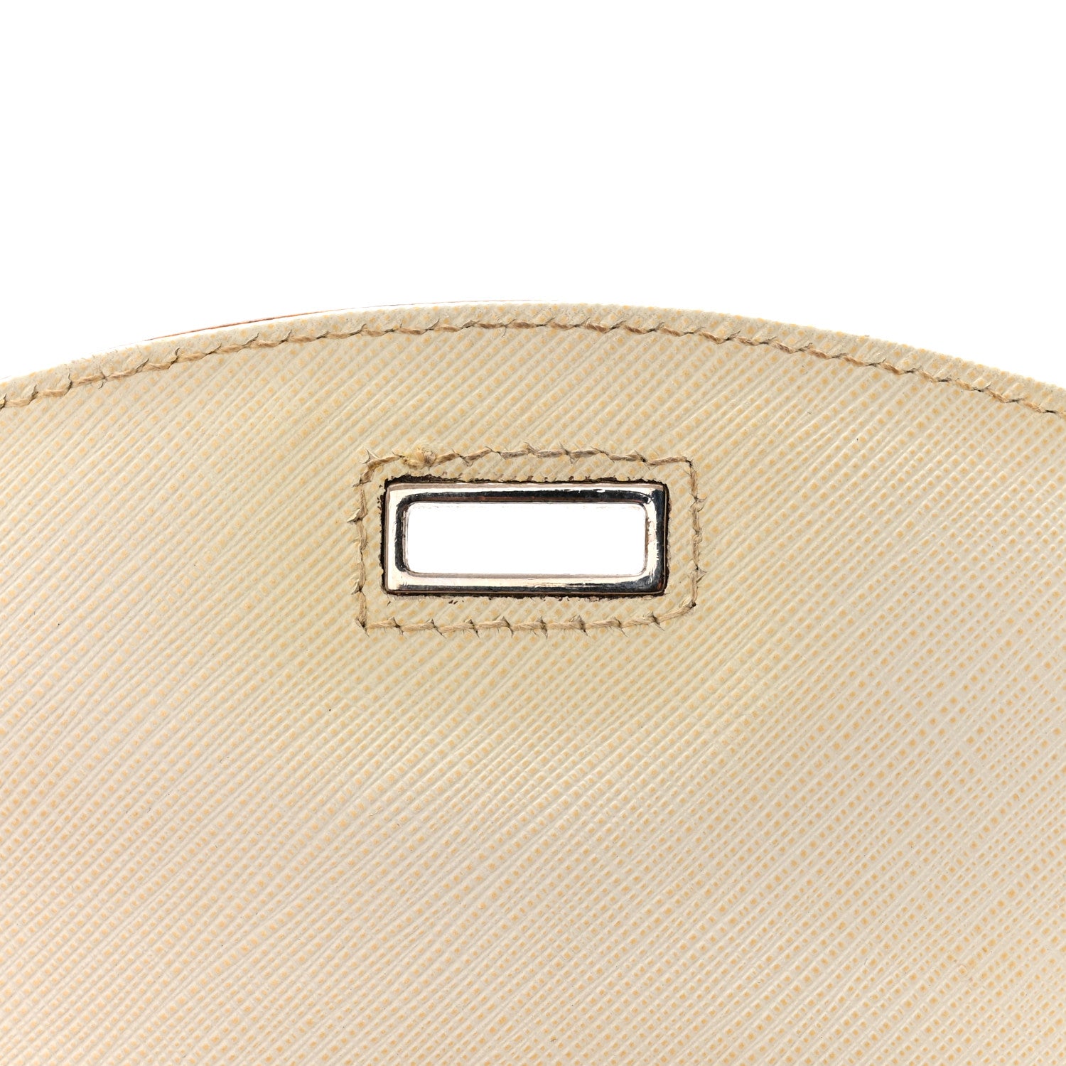 Salvatore Ferragamo Saffiano Gancio Chain Flap White 12 of 15