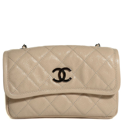 Chanel Grained Calfskin Small Natural Beauty Flap Light Beige 1 of 8
