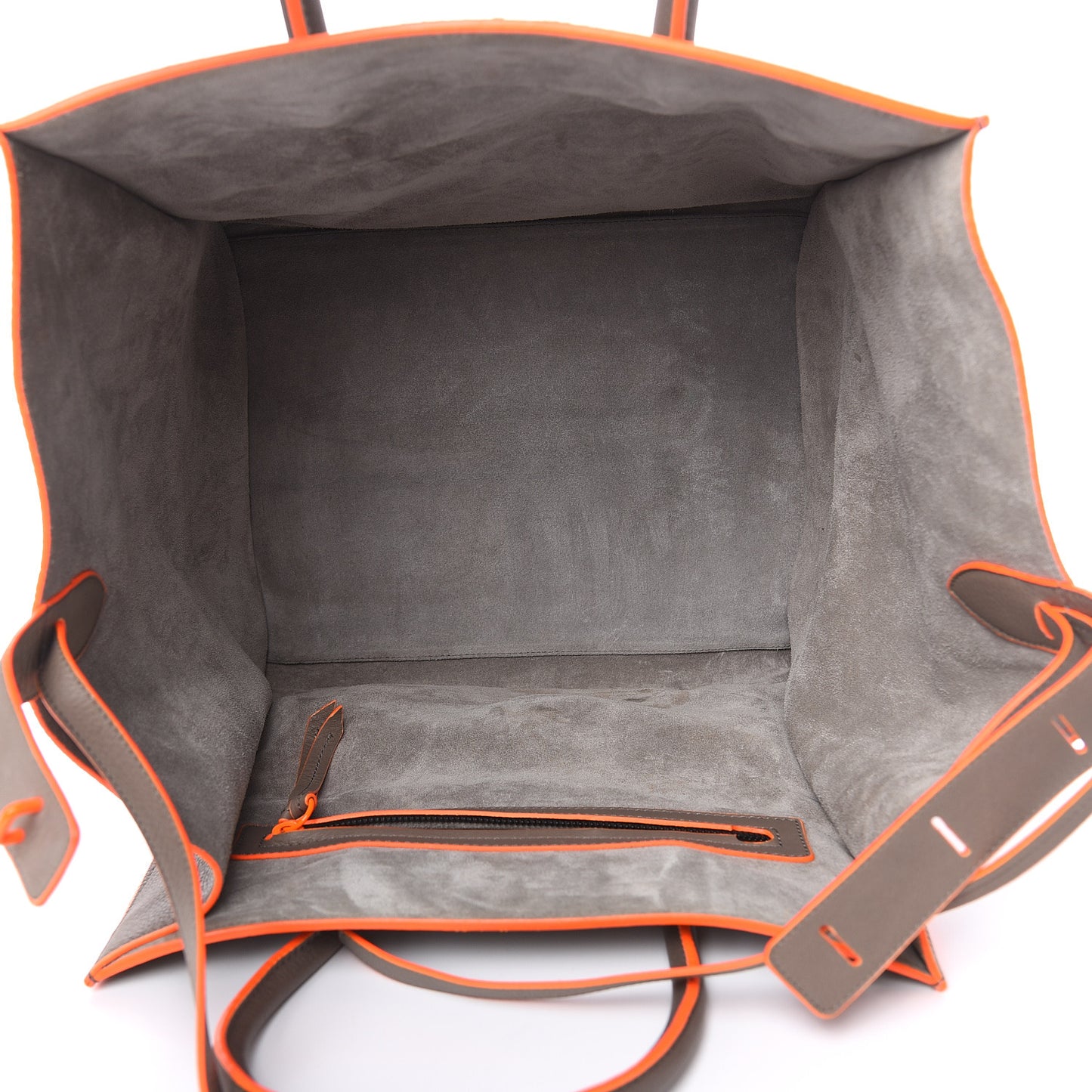 Supple Calfskin Medium Phantom Luggage Grey