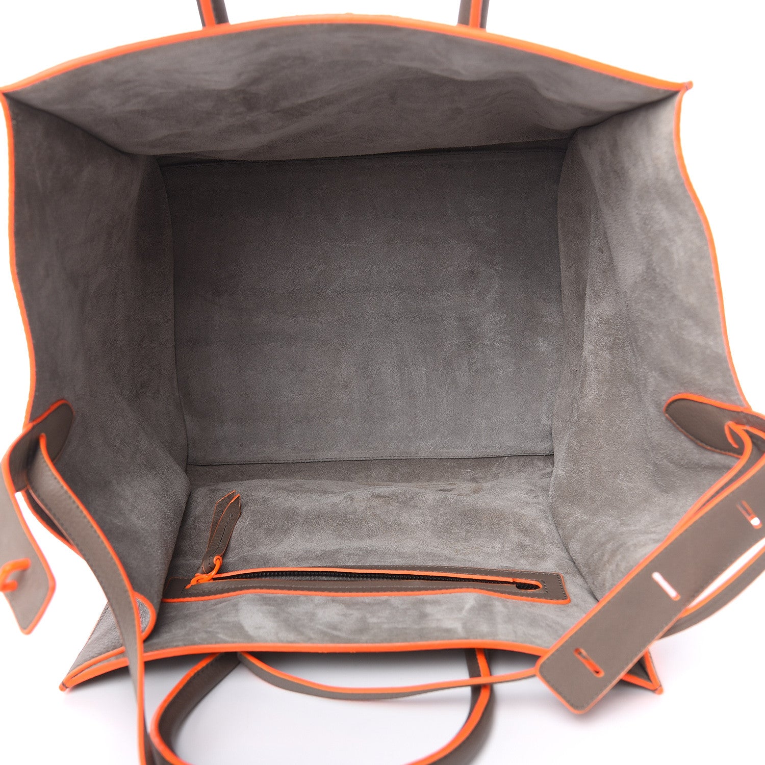 Celine Supple Calfskin Medium Phantom Luggage Grey 5 of 18