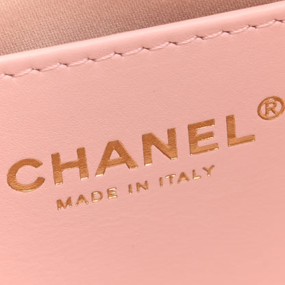 Chanel Caviar Quilted Mini Chanel 25 Handbag Light Pink 6 of 11