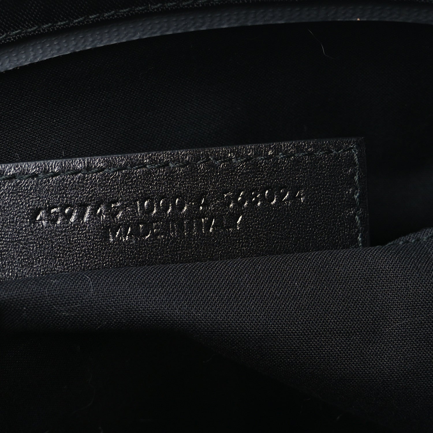 Balenciaga Nylon Political Campaign Logo Embroidered Documents Case Black 7 of 7