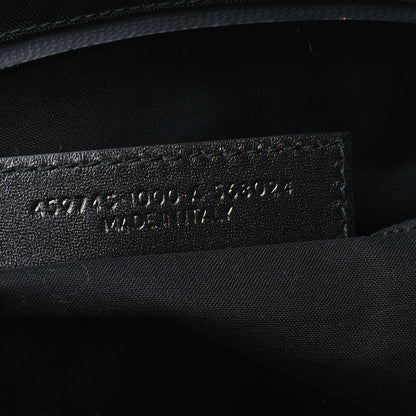 Balenciaga Nylon Political Campaign Logo Embroidered Documents Case Black 7 of 7