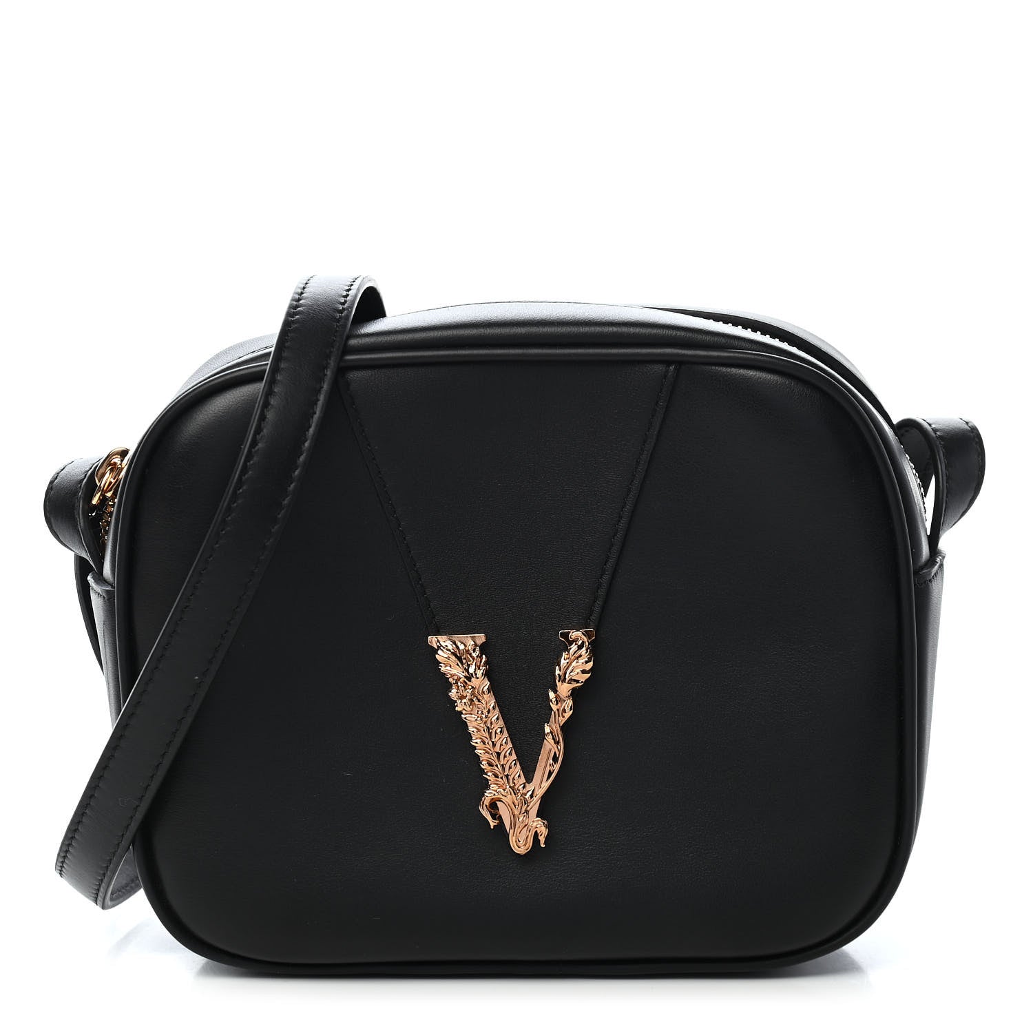 Versace Nappa Virtus Camera Bag Black 1 of 8