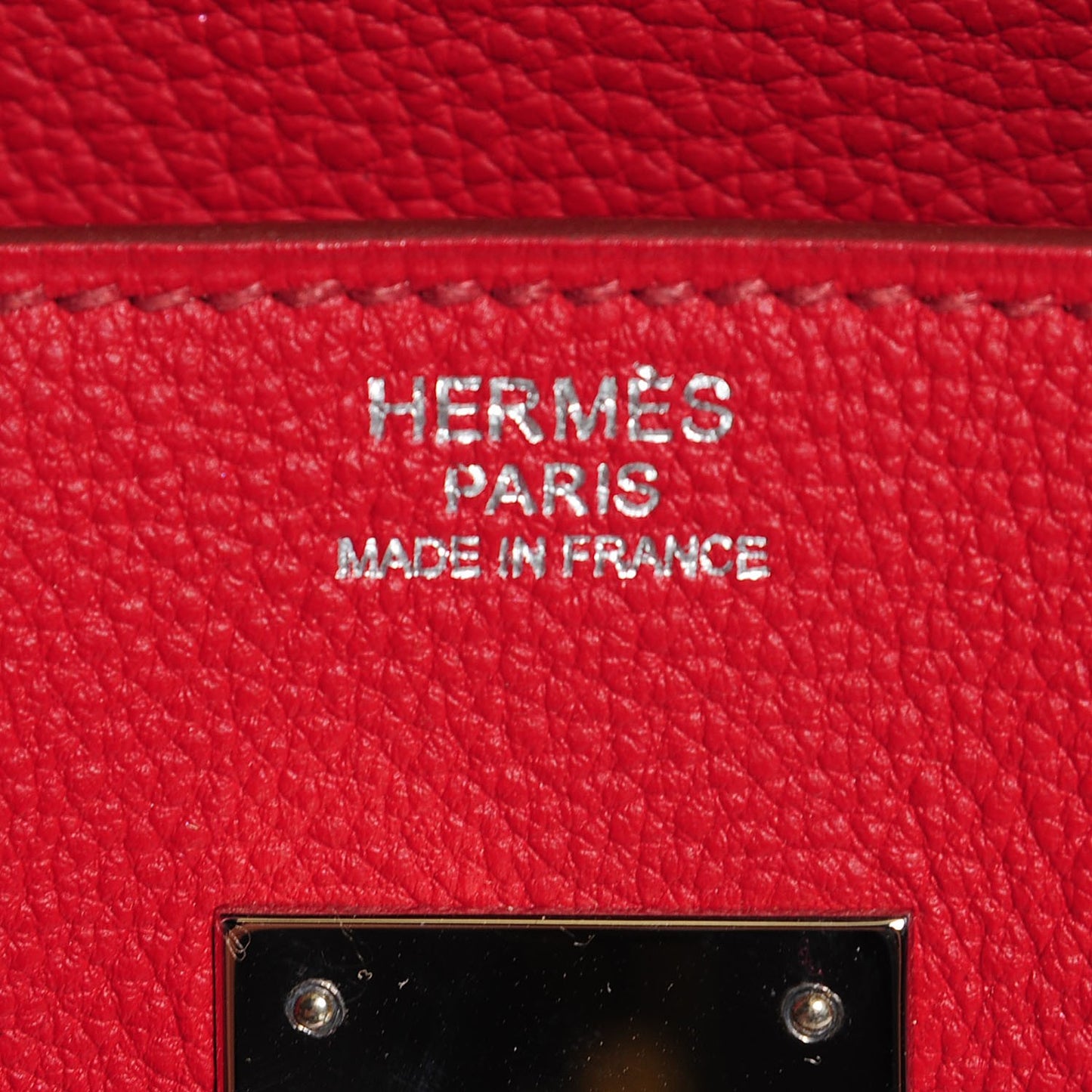 Togo Birkin 30 Rouge Garance