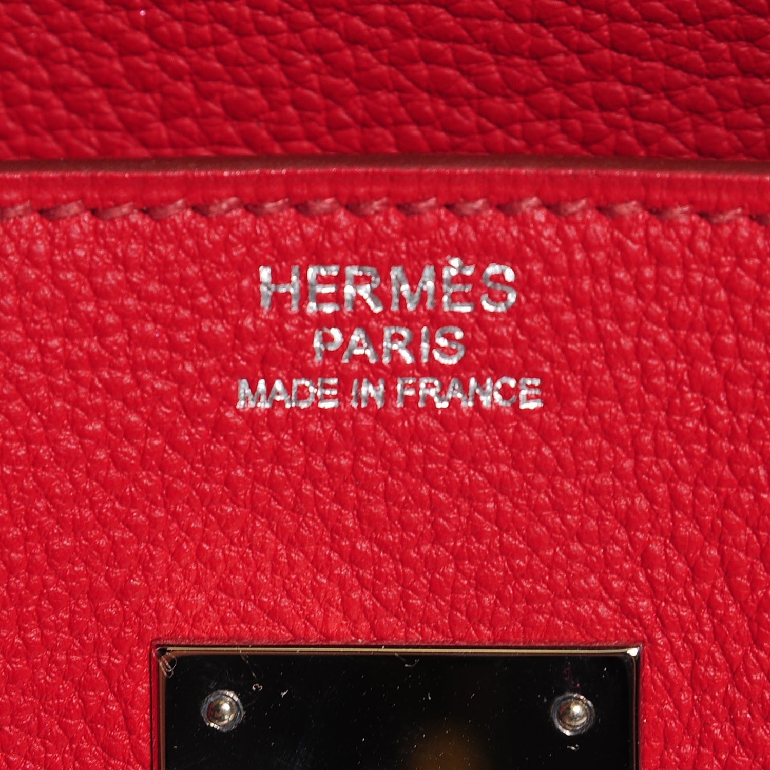 Hermes Togo Birkin 30 Rouge Garance 16 of 34