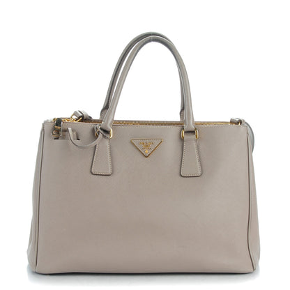 Prada Saffiano Medium Galleria Double Zip Tote Argilla 1 of 12
