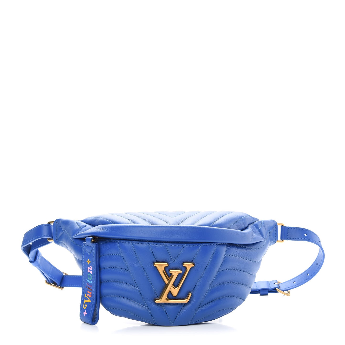 Calfskin New Wave Bumbag Blue Neon