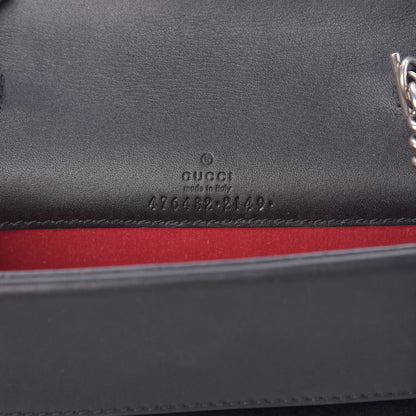 Gucci Velvet Crystal Super Mini Dionysus Shoulder Bag Black 6 of 13