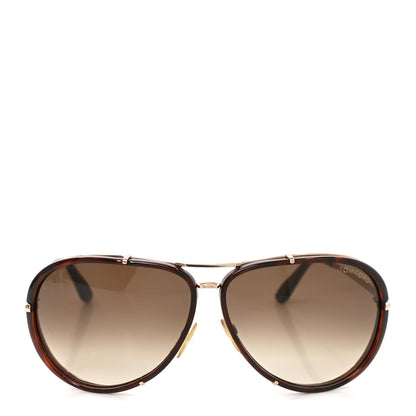 Tom Ford Cyrille Aviator Sunglasses TF109 Tortoise 2 of 7