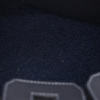 Hermes Feutre Swift Go Team Birkin 25 Caban Bleu Nuit 5 of 12