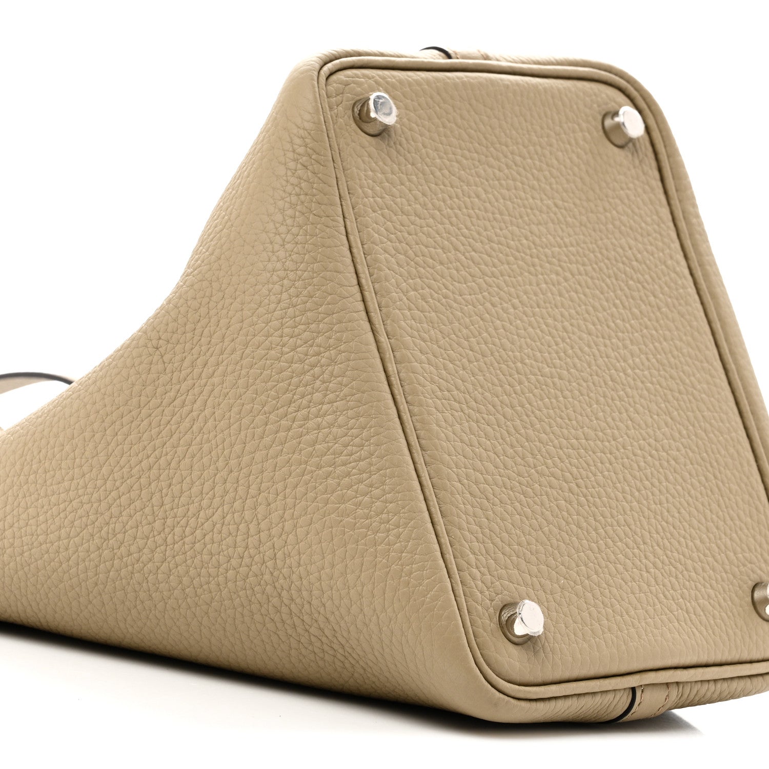 Hermes Taurillon Clemence Picotin Lock 18 PM Beige Marfa 9 of 11