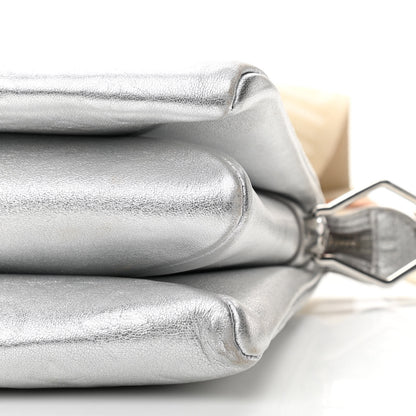 Louis Vuitton Metallic Lambskin Embossed Monogram Coussin PM Silver 10 of 10
