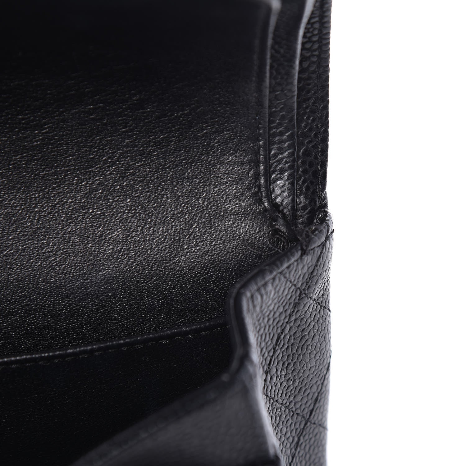Chanel Caviar Quilted Medium Double Flap Black 9 of 11