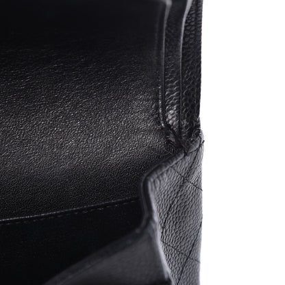 Chanel Caviar Quilted Medium Double Flap Black 9 of 11