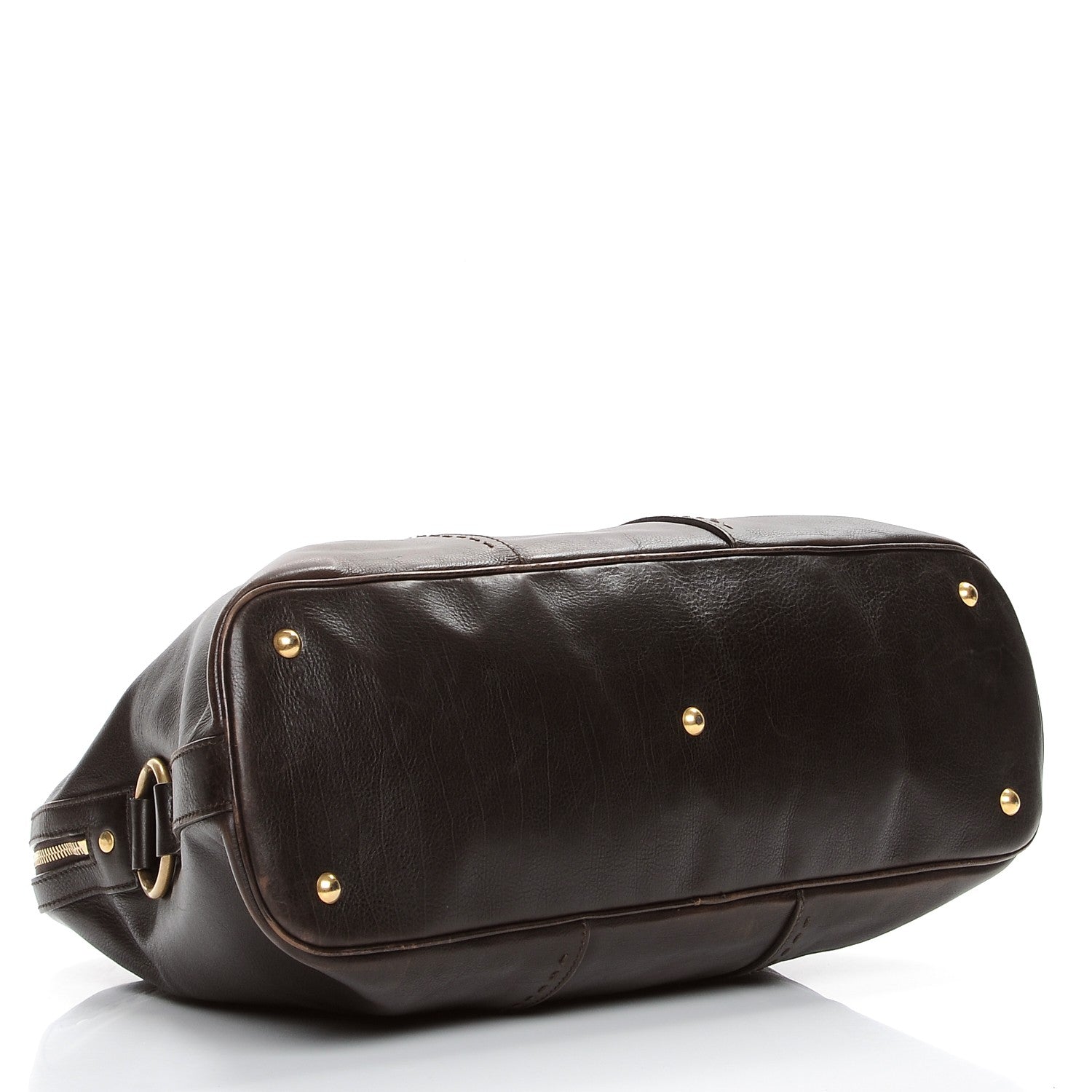 Saint Laurent Calfskin Oversized Muse Brown 4 of 8