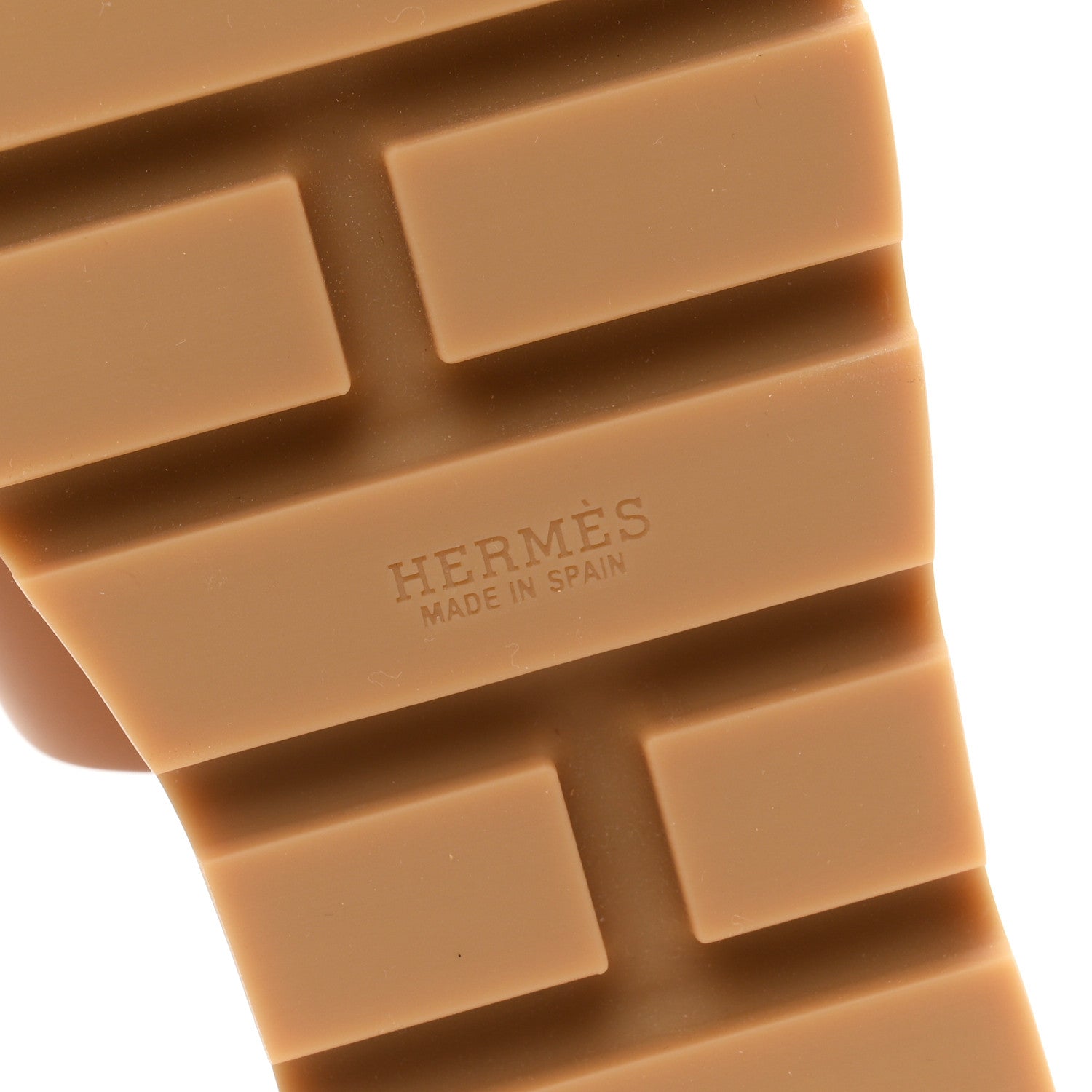 Hermes Calfskin Cork Eze 30 Sandals 41 Gold 7 of 9