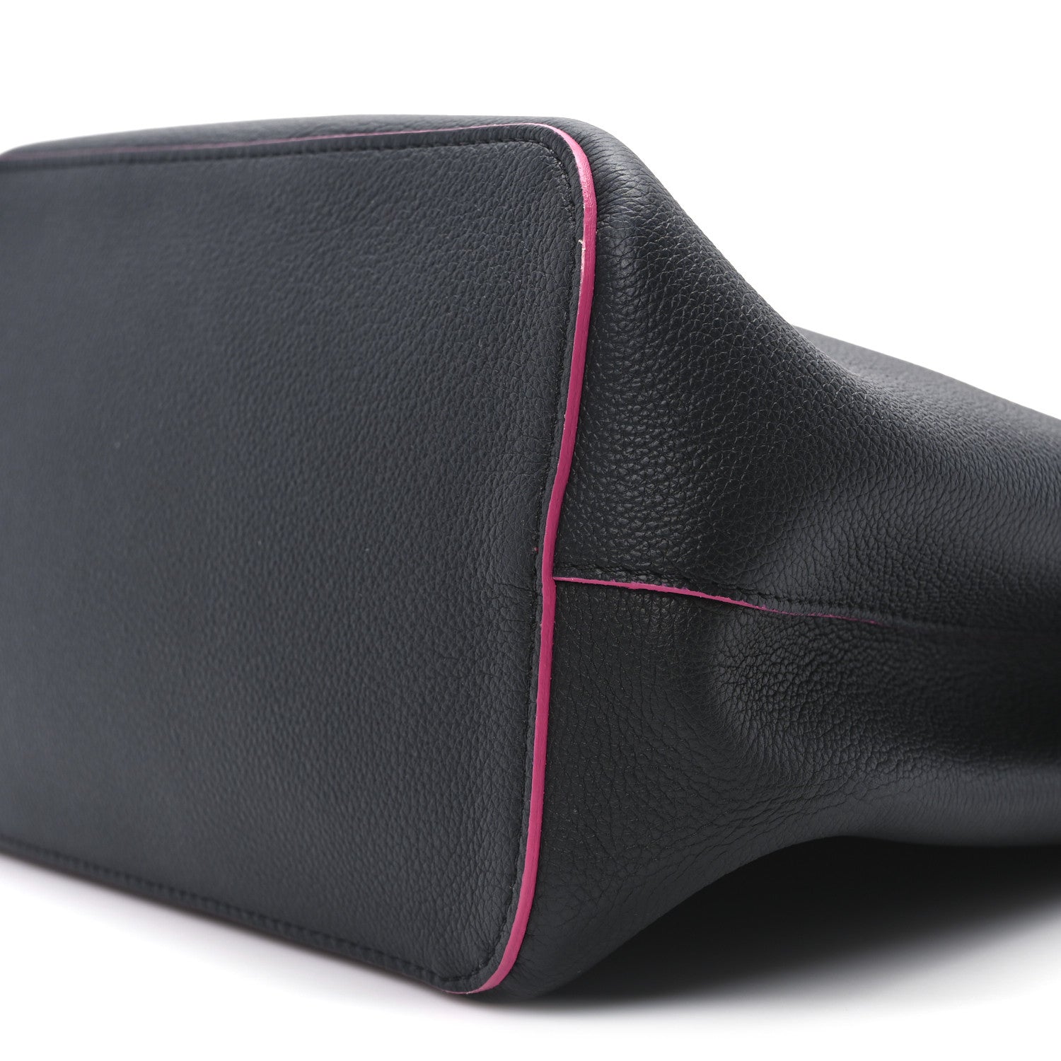 Louis Vuitton Calfskin Lockme Bucket Black 9 of 9