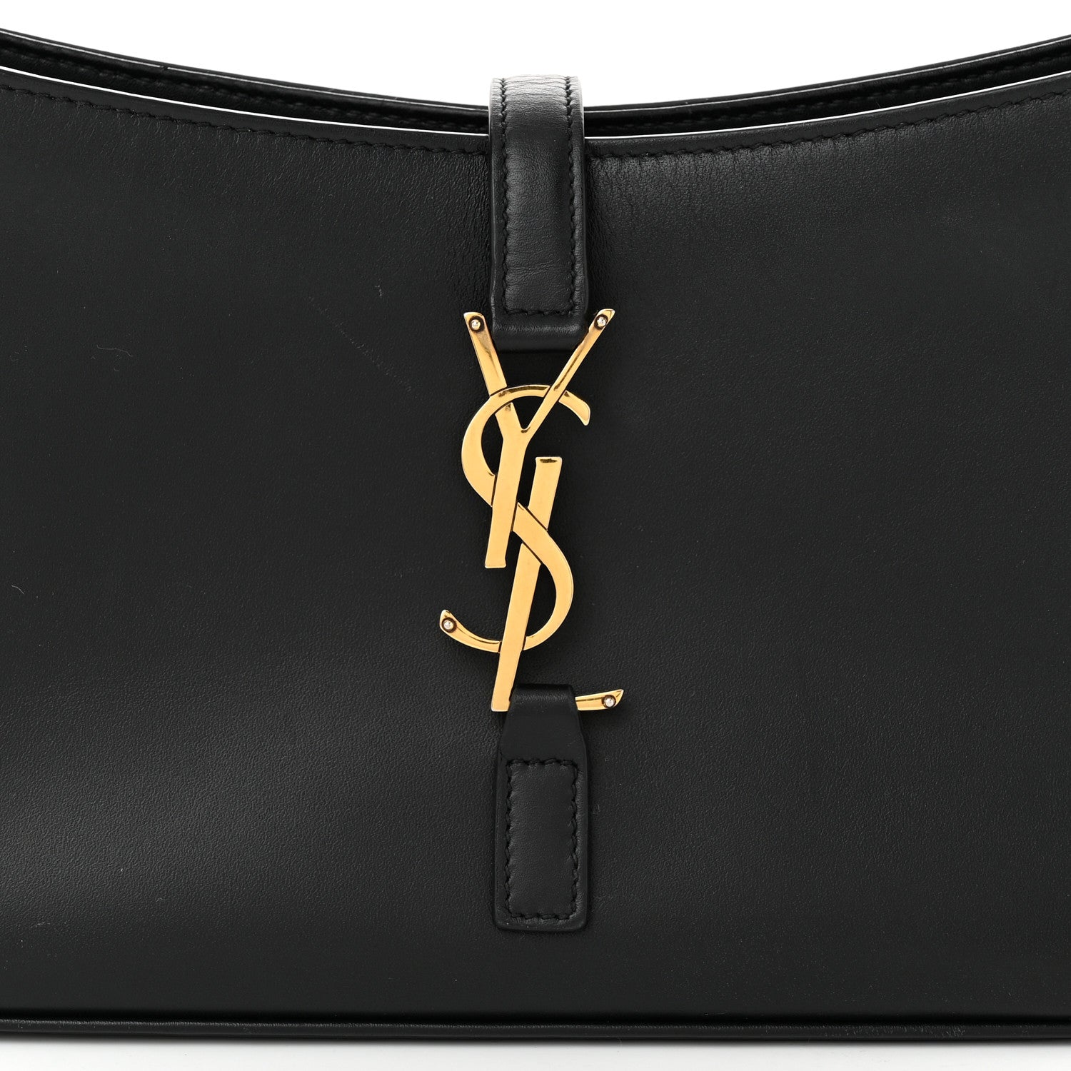 Saint Laurent Smooth Calfskin Le 5 A 7 Hobo Black 8 of 11