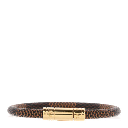 Louis Vuitton Damier Ebene Keep It Bracelet 19 1 of 4