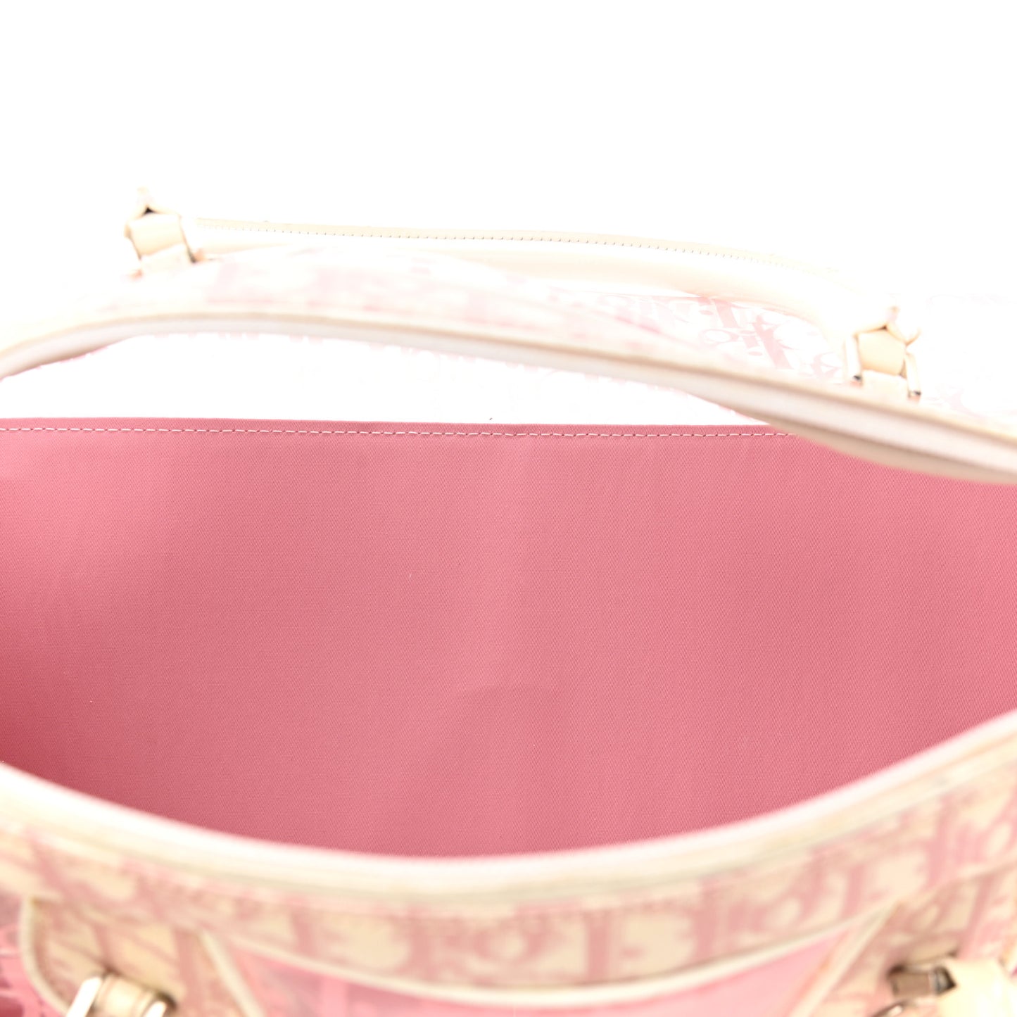 Monogram PVC Bowler Pink