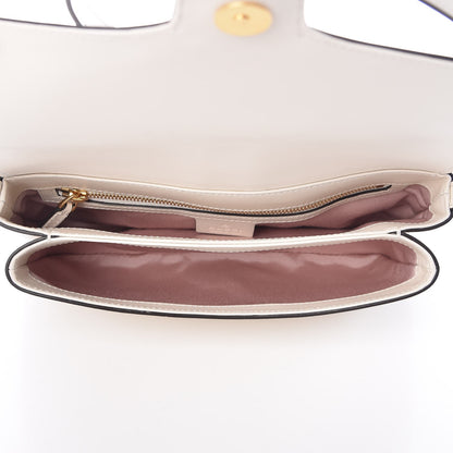 Gucci Calfskin Small Arli Flap Shoulder Bag Mystic White 5 of 9