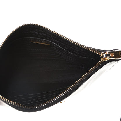 Prada Saffiano Pochette Black 6 of 8