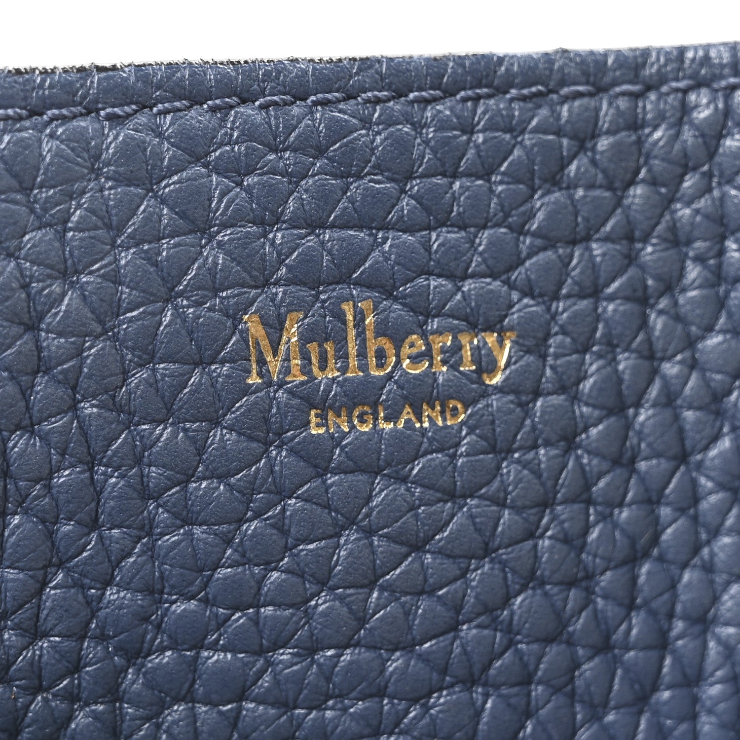 Mulberry Heavy Grain Calfskin Mini Millie Steel Blue 6 of 10