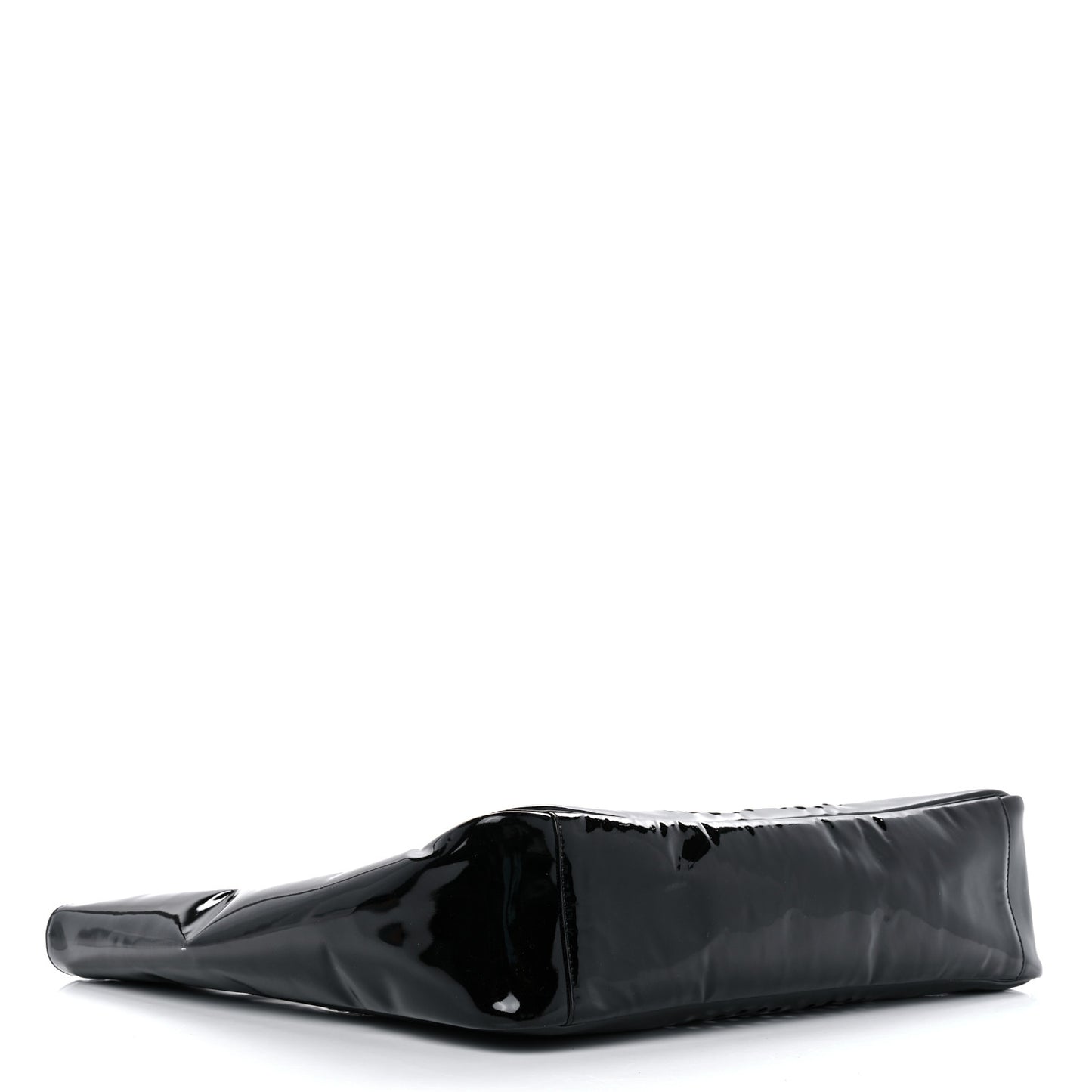 Patent Perforated CC Handle Bag Black