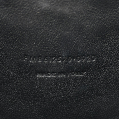 Saint Laurent Grain De Poudre Matelasse Monogram Mini Lou Camera Bag Black 7 of 11