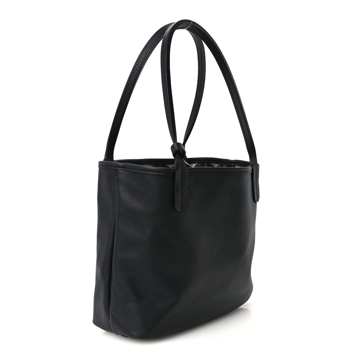 Goyardine Reversible Mini Anjou Black