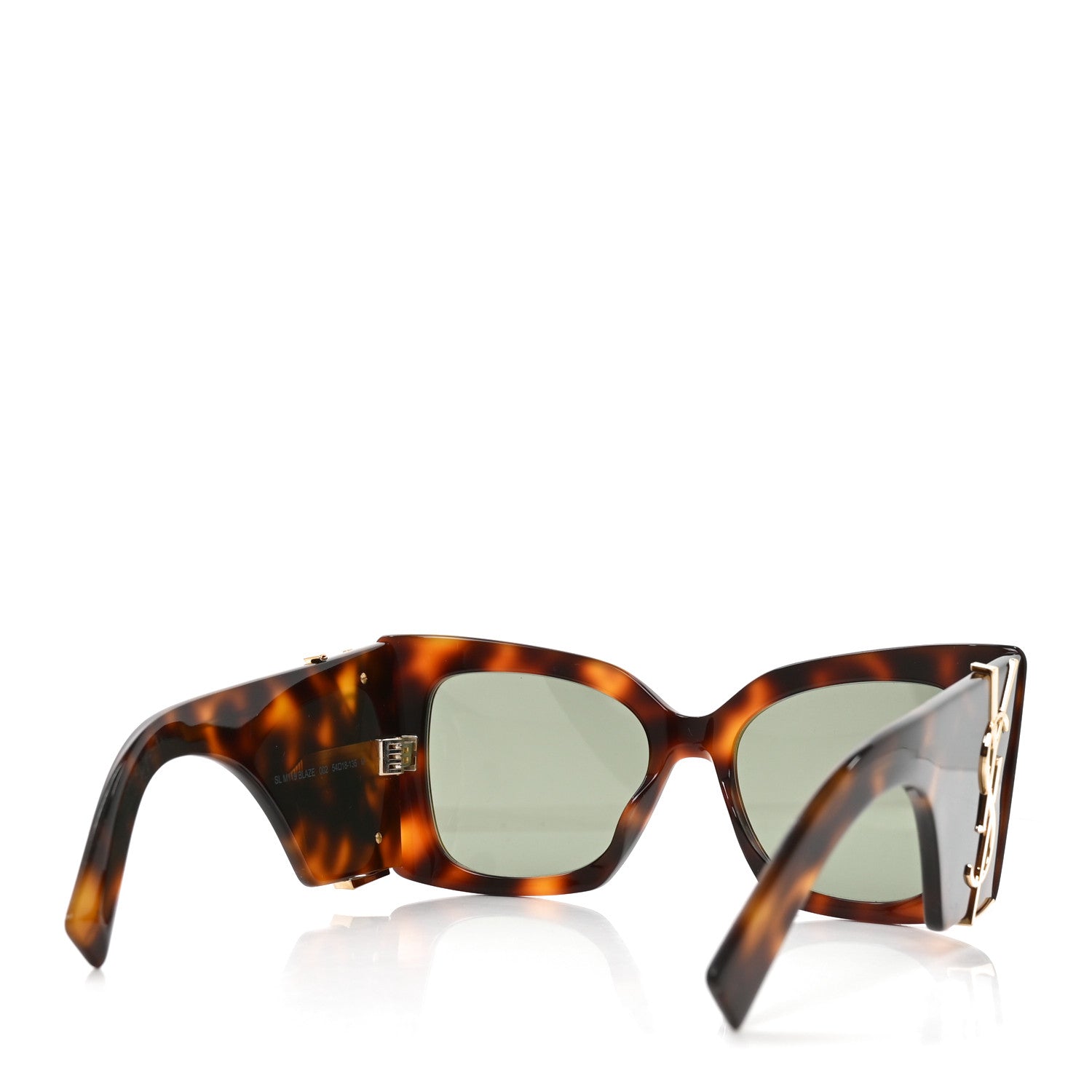 Saint Laurent Acetate Blaze Sunglasses SL M119 Tortoise 4 of 7