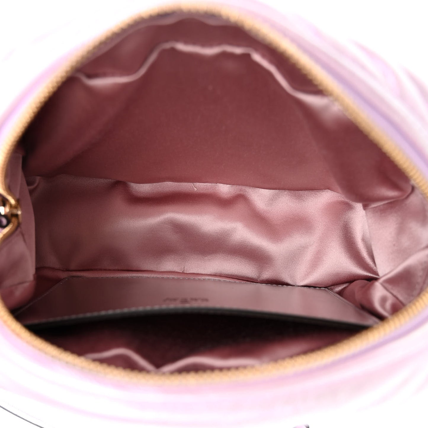 Iridescent Nappa Chevron Matelasse Small GG Marmont Chain Shoulder Bag Iridescent Escape Pink
