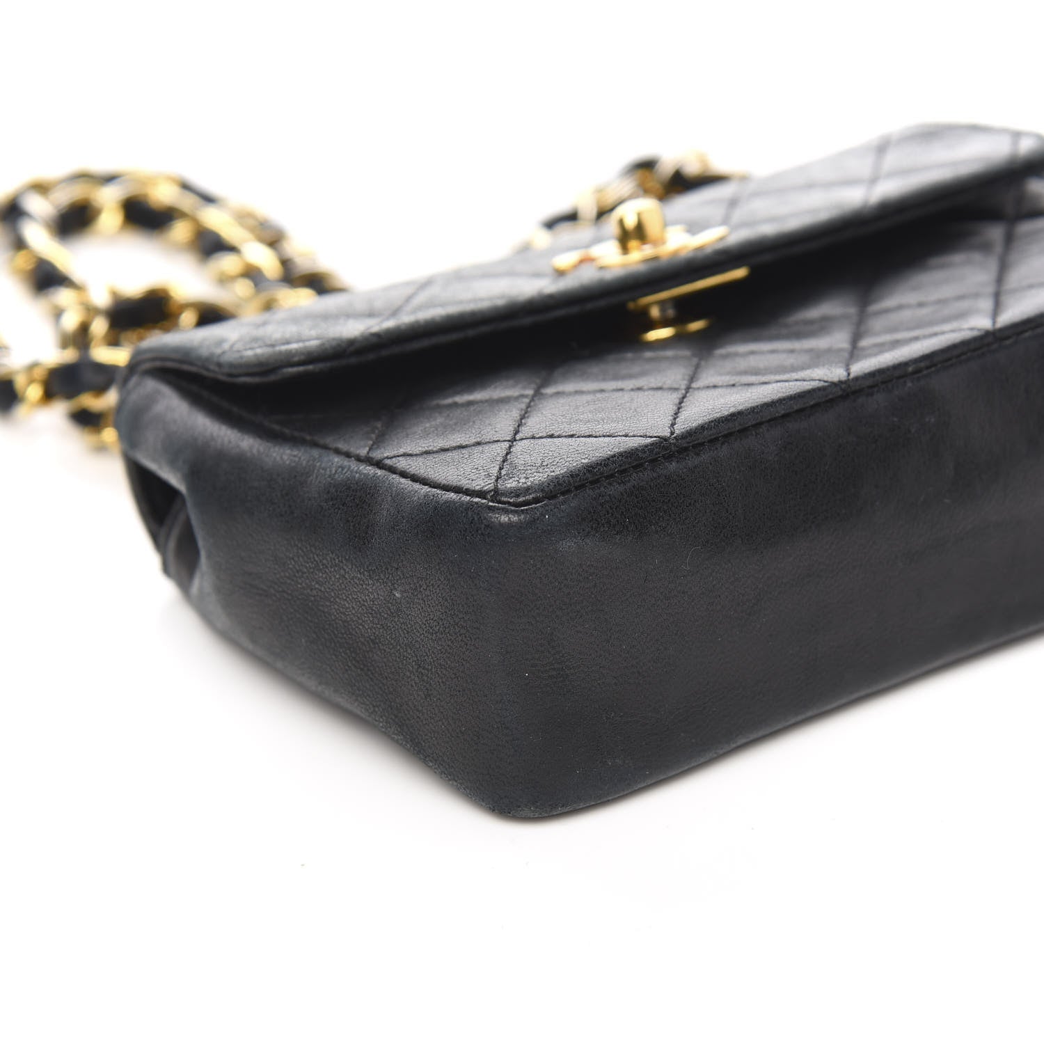 Chanel Lambskin Quilted Extra Mini Flap Black 8 of 11