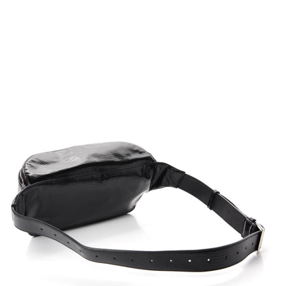 Saint Laurent Lizard Embossed Calfskin Belt Bag Black 3 of 10