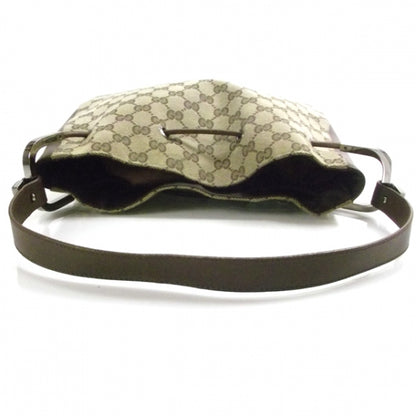 Gucci Canvas Monogram Shoulder Bag Ebony 5 of 10