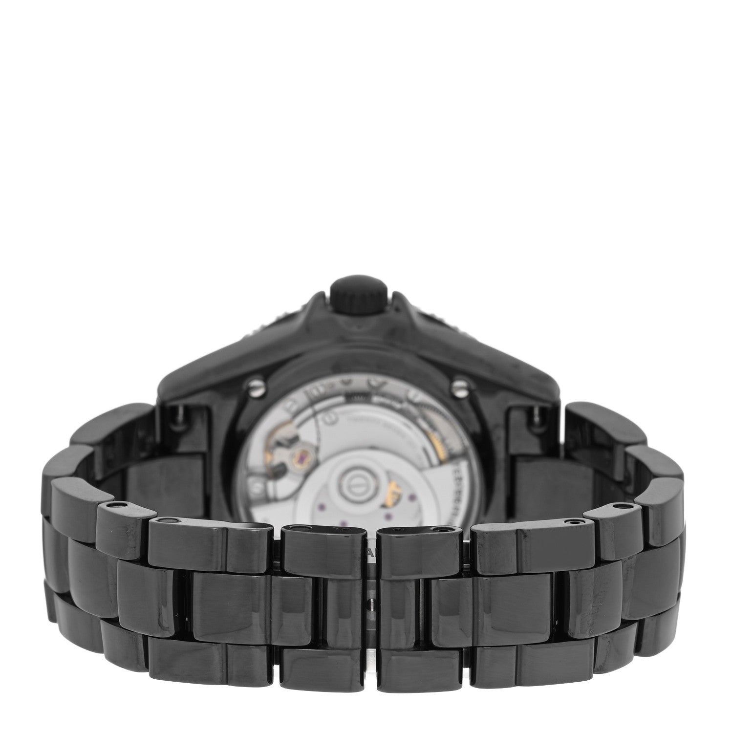 Chanel Stainless Steel Ceramic 38mm J12 Wanted de Chanel Automatic Watch Black 4 of 4
